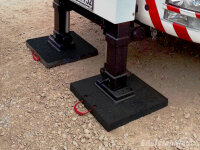 Abstützplatte LAS-30-30-3 cm schwarz, Unterlegplatten, Kranplatten, Kranabstützplatten